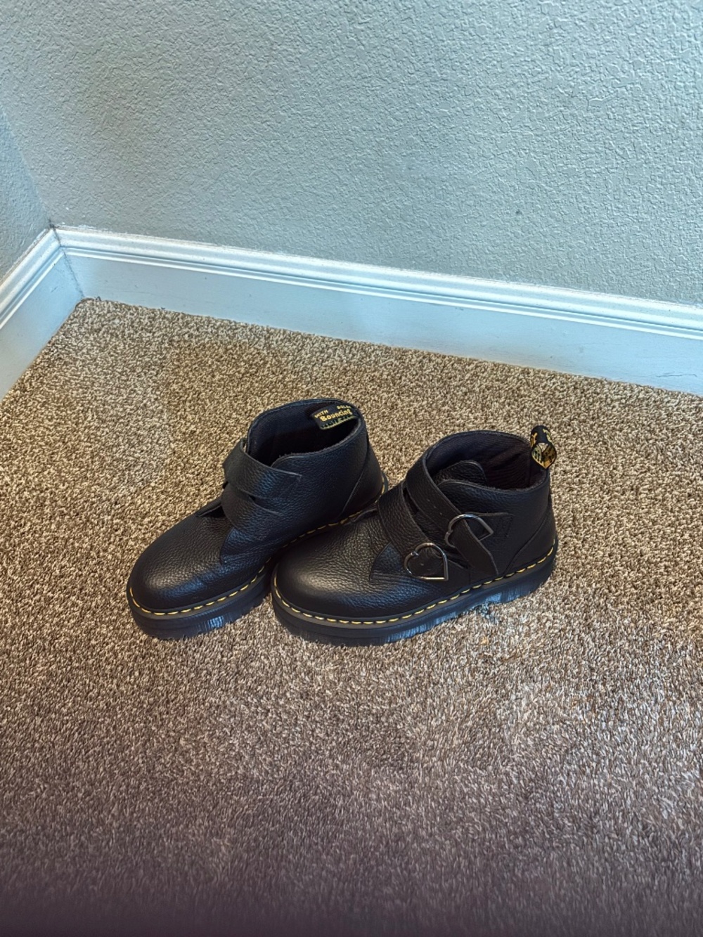 Doc Martens Heart Buckle Boots